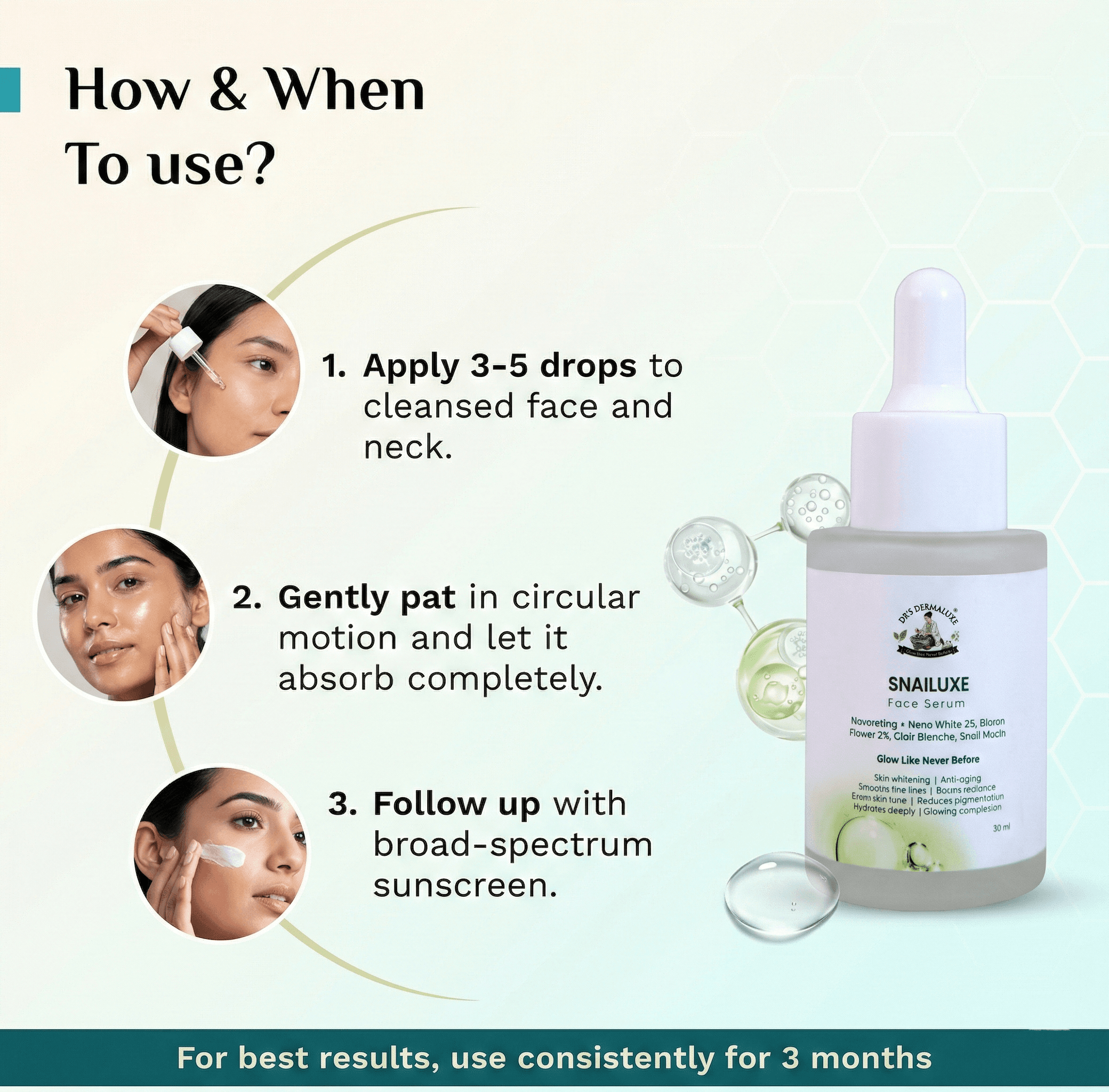 Snailuxe Face Serum 2